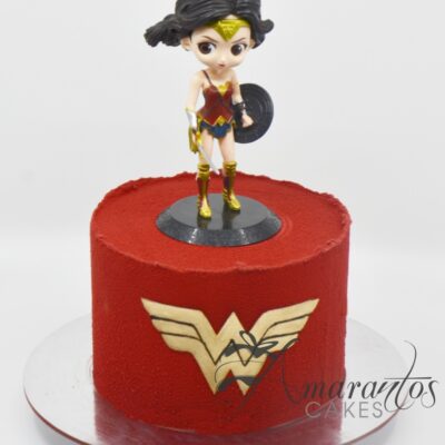 Small Wonder Woman Design Cake - AA24