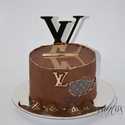 Louis Vuitton Fault Line Cake - AA25