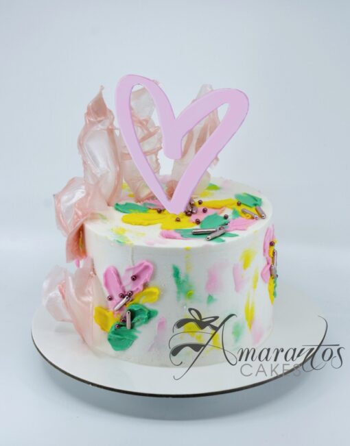 Heart Cake - AA34 - Amarantos Cakes