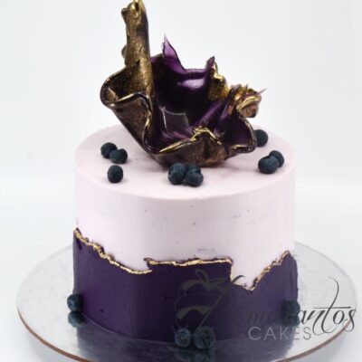 Elegant Birthday Cake - AA38 - Amarantos Cakes