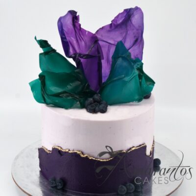 Small Colourful Birthday Cake - AA41 - Amarantos Cakes