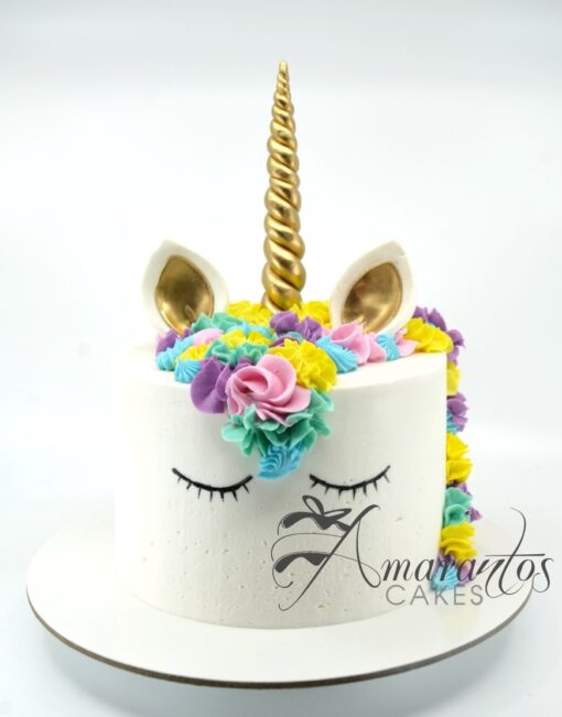 Classic Unicorn Cake - AA42 - Amarantos Cakes