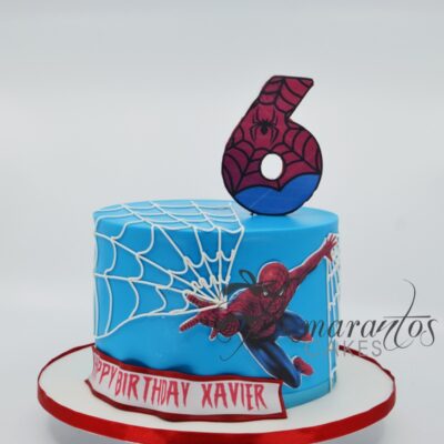 Simply Marvellous Cakes » 2 Tier Batman, Spiderman & Hulk