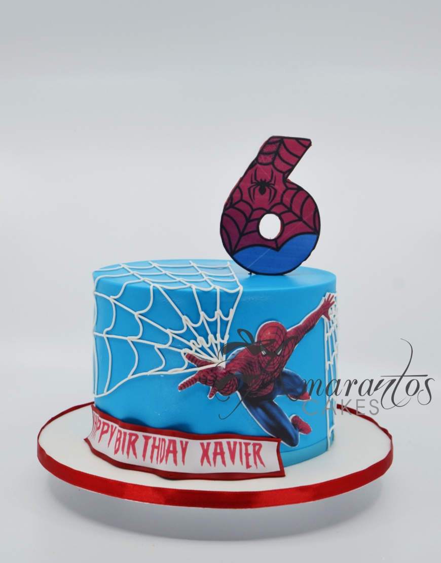 Spiderman Marvels Cake - Amarantos Cakes - AA53