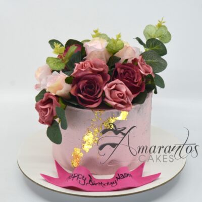 Floral Cake - AA68 - Amarantos Cakes