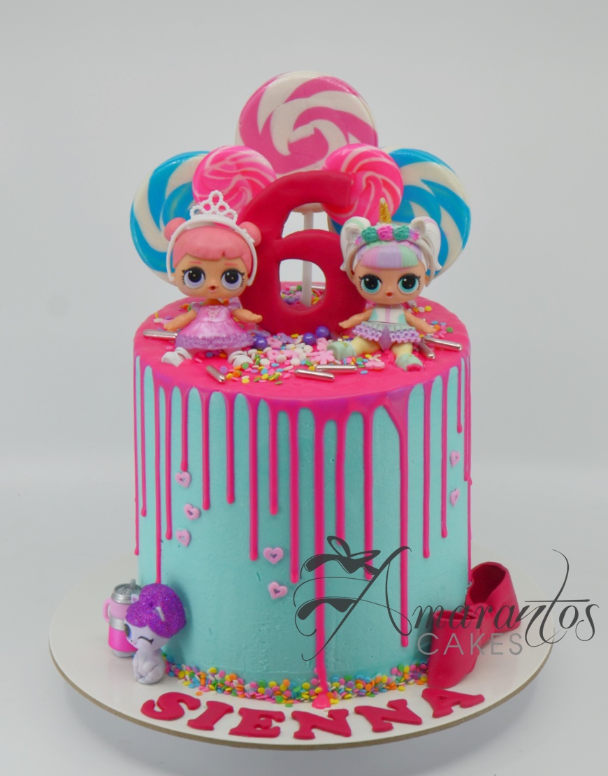 LoL surprise doll cake - Decorated Cake by Torte by Amina - CakesDecor