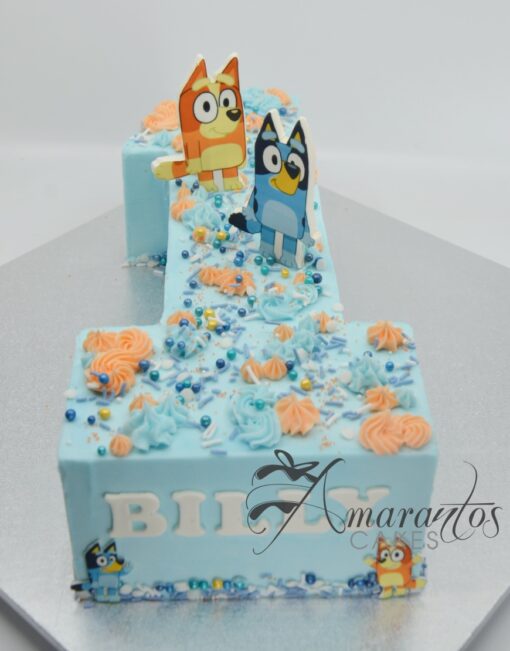 Bingo and Bluey Birthday Cake - AC09 - Amarantos Cakes Melbourne