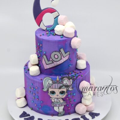 LOL Doll Cake - AC109 - Amarantos Cakes