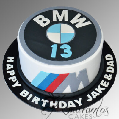 BMW Logo Cake - AC117 - Amarantos Cakes