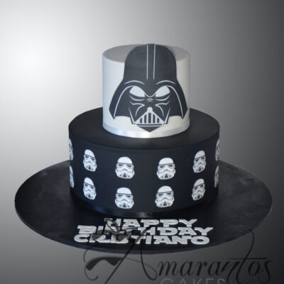 AC136 Two tier Star Wars cake