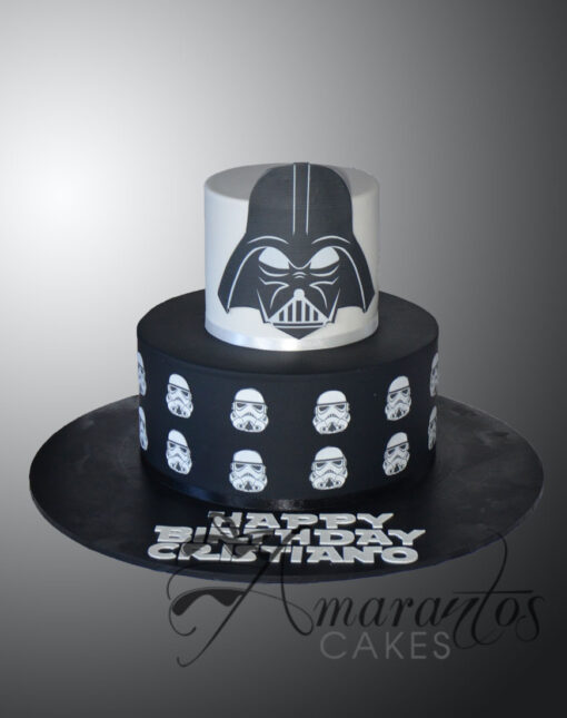 AC136 Two tier Star Wars cake