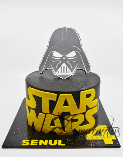 Star Wars Cake with Logo - AC150