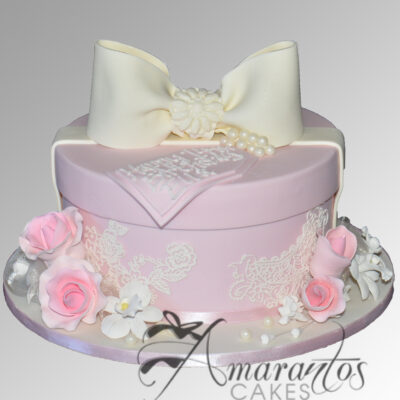 Hat Box Cake - AC218 - Amarantos Cakes