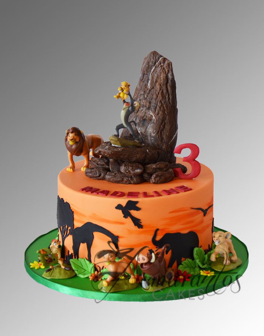 Animal Theme Cake 17 Lion 2.5kg, - Just Bake