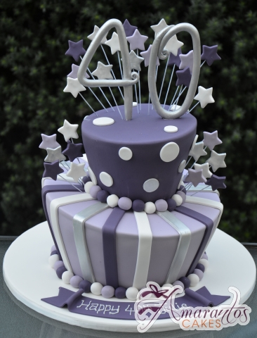 Two tier Mad Hatter cake - AC285 - Corporate Cakes Melbourne