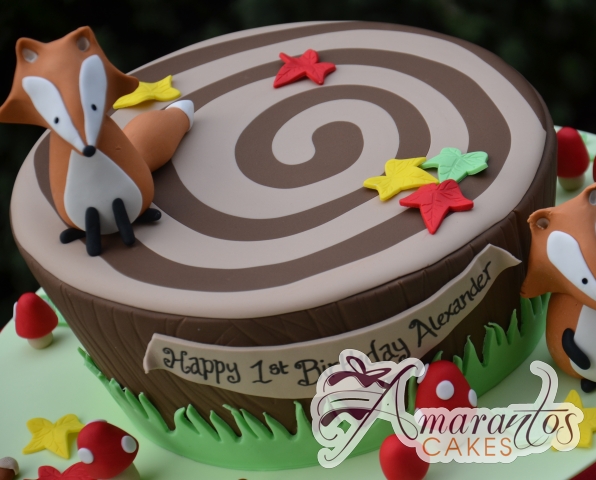 Forest Themed Cake - Amarantos Designer Cakes Melbourne