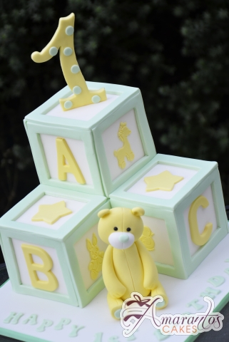 Baby Bricks Cake - Amarantos Designer Cakes Melbourne