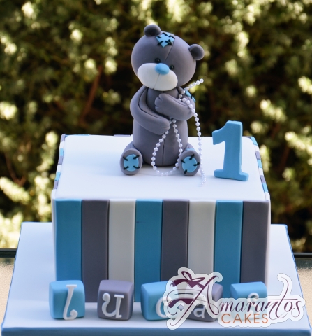 Base cake with Teddy - Celebration Cakes Melbourne - Amarantos