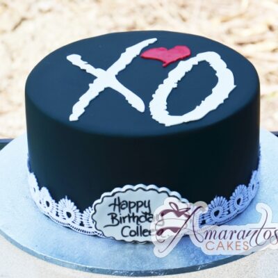 XO Cake - Amarantos Designer Cakes Melbourne