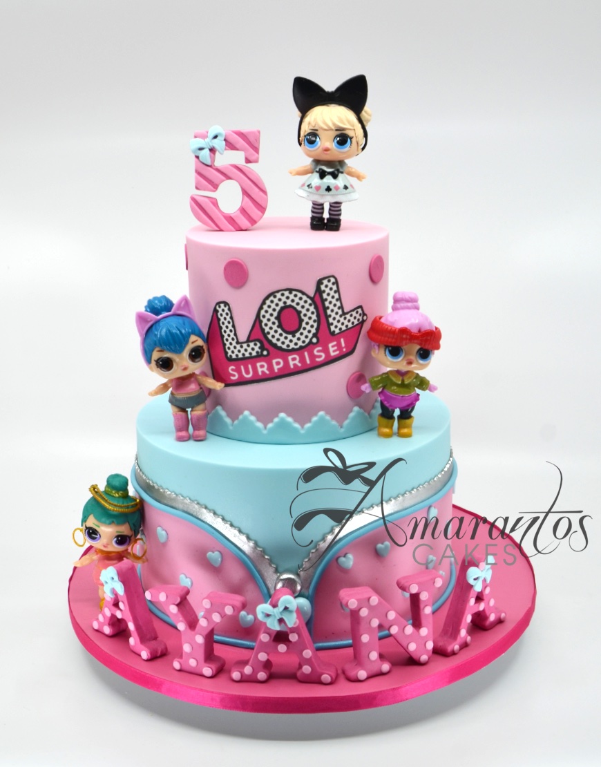 LOL DOLL CAKE Topper Set Hand Made 5 pieces! Personalised Glitter & Gems 💖  £5.99 - PicClick UK