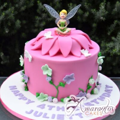 Tinker bell cake - Fairies Birthday Cakes - Amarantos Melbourne