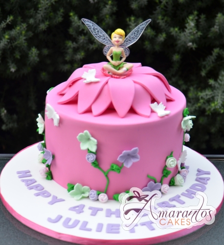 Tinker bell cake - Fairies Birthday Cakes - Amarantos Melbourne