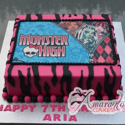 Monster High Birthday Cake - Amarantos Cakes Melbourne