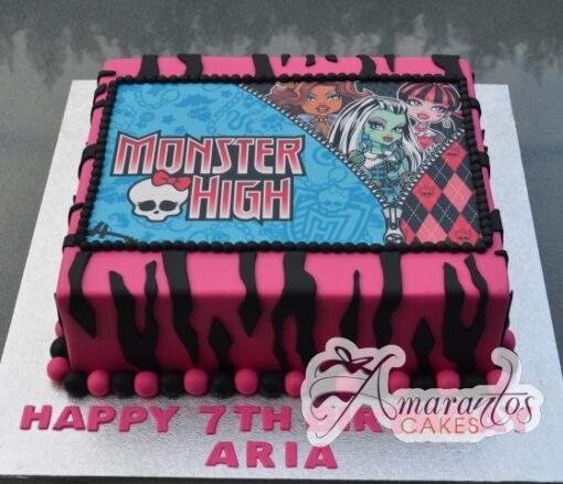 Monster High Birthday Cake - Amarantos Cakes Melbourne