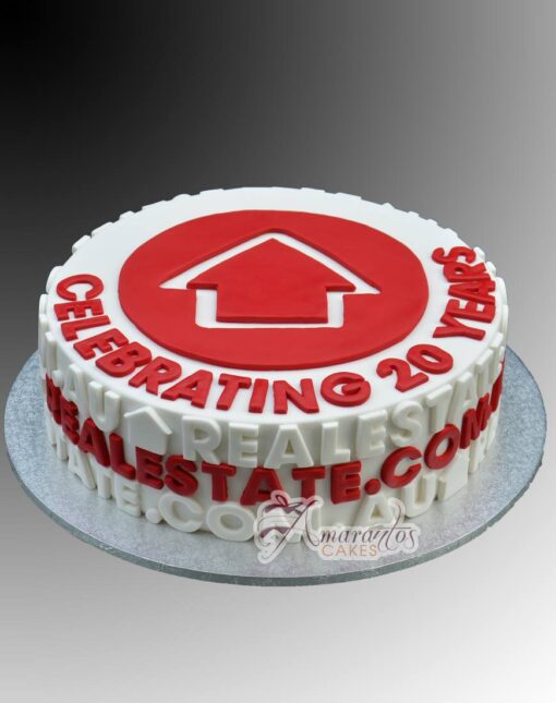 Corporate Logo Cake