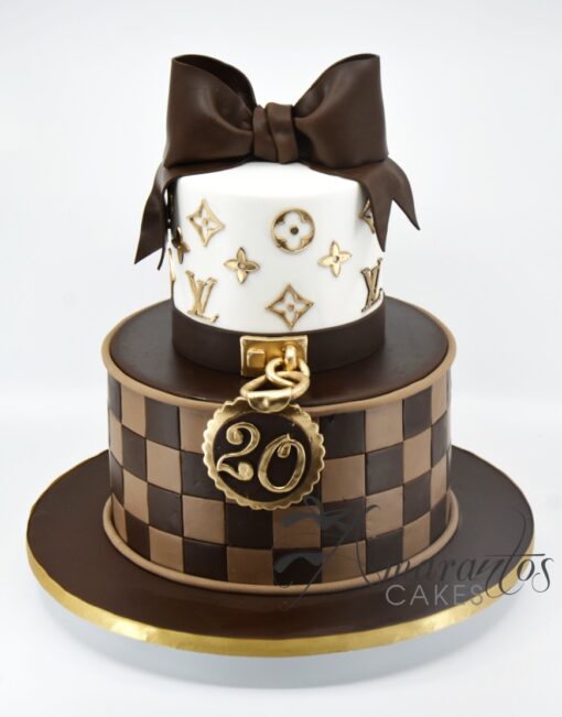 Two tier Louis Vuitton Cake - AC519