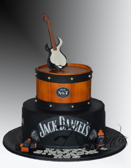 Two tier Jack Daniels Cake - AC525