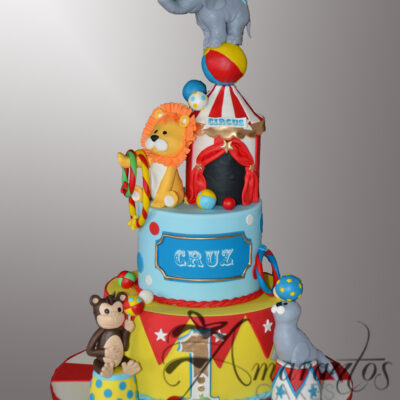 AC540 Two tier Circus cake