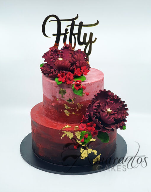 Two tier Ombre with Gold Foil - AC71