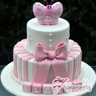 Pink Butterfly cake- Amarantos Designer Cakes Melbourne