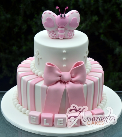 Pink Butterfly cake- Amarantos Designer Cakes Melbourne