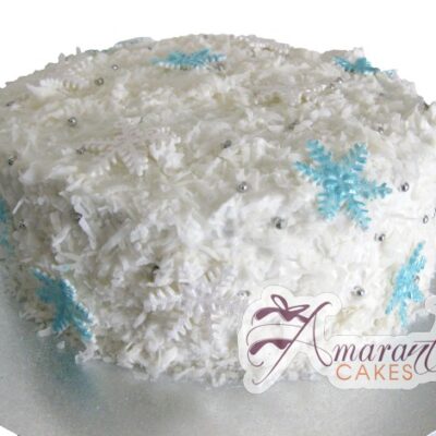 Snowflake Cake - Amarantos Designer Cakes Melbourne