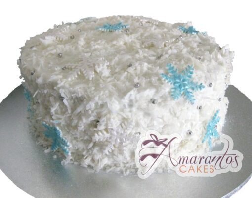 Christmas Snowflake Cake - Amarantos Designer Cakes Melbourne