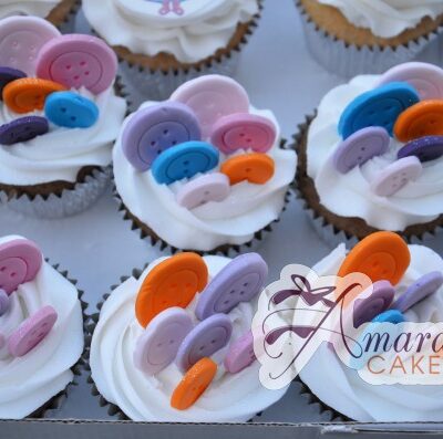 Button Cupcakes - Amarantos Designer Cakes Melbourne