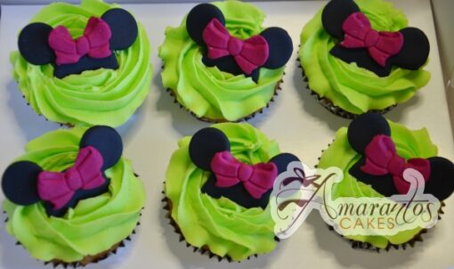 Minnie mouse Cup Cakes - CU12 - Amarantos Cakes Melbourne