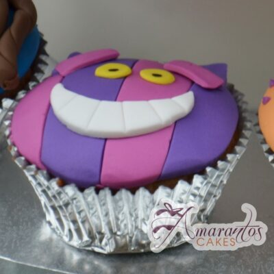 Cheshire Cat Cupcake - Amarantos Designer Cakes Melbourne