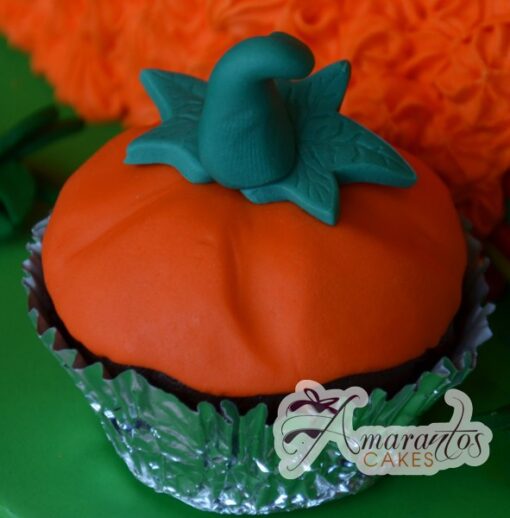 Pumpkin Cupcake - Amarantos Designer Cakes Melbourne