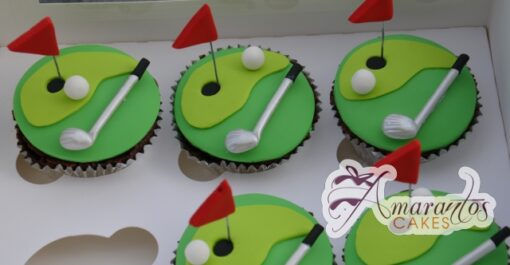 Golf Cup Cakes - Amarantos Designer Cakes Melbourne