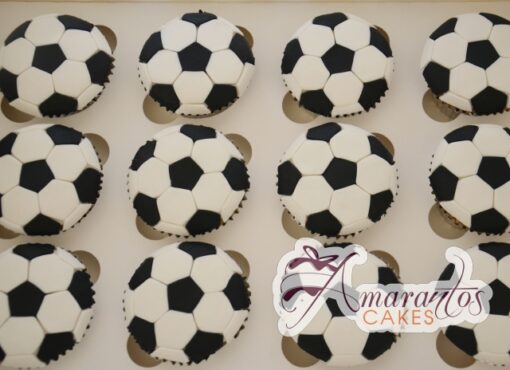Soccer Cup Cakes - Amarantos Designer Cakes Melbourne