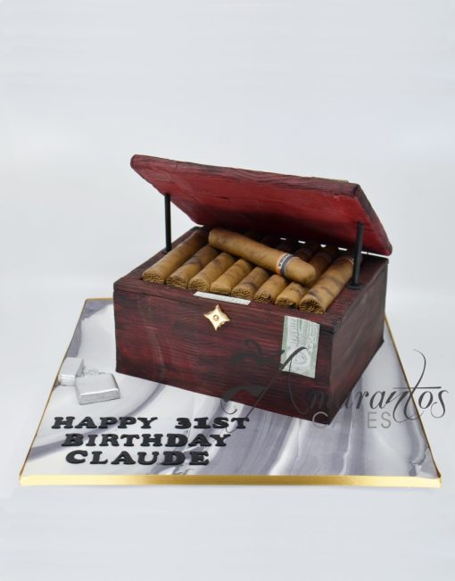 Cigar Box Cake - NC07 - Amarantos Cakes Melbourne