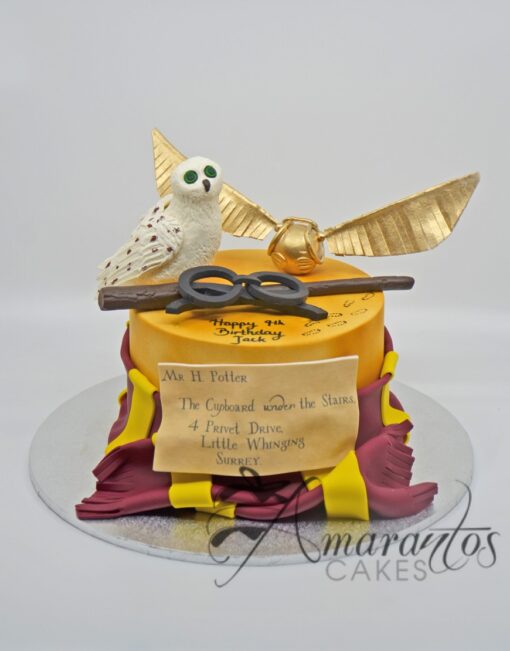 Harry Potter Themed Cake - NC127 - Amarantos Designer Cakes Melbourne