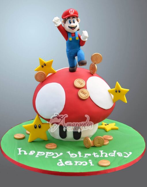 Super Mario themed cake - NC133