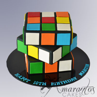 NC166 - Rubiks Cube Cake