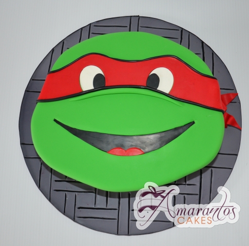 2D Ninja Turtle - Amarantos Designer Cakes Melbourne
