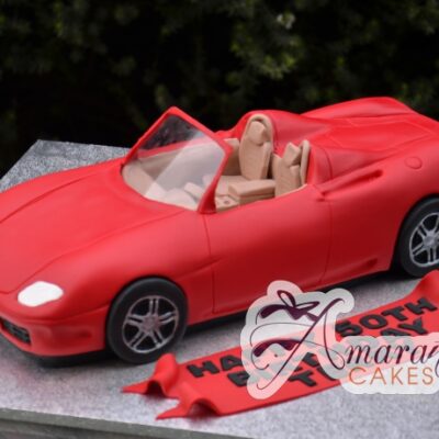 3D ferrari cake - Amarantos Designer Cakes Melbourne
