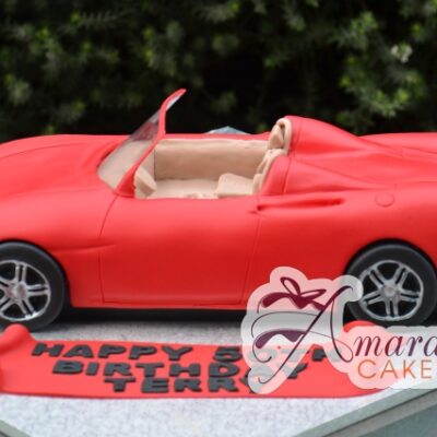 3D Ferrari Convertible Cake - Amarantos Cakes Melbourne